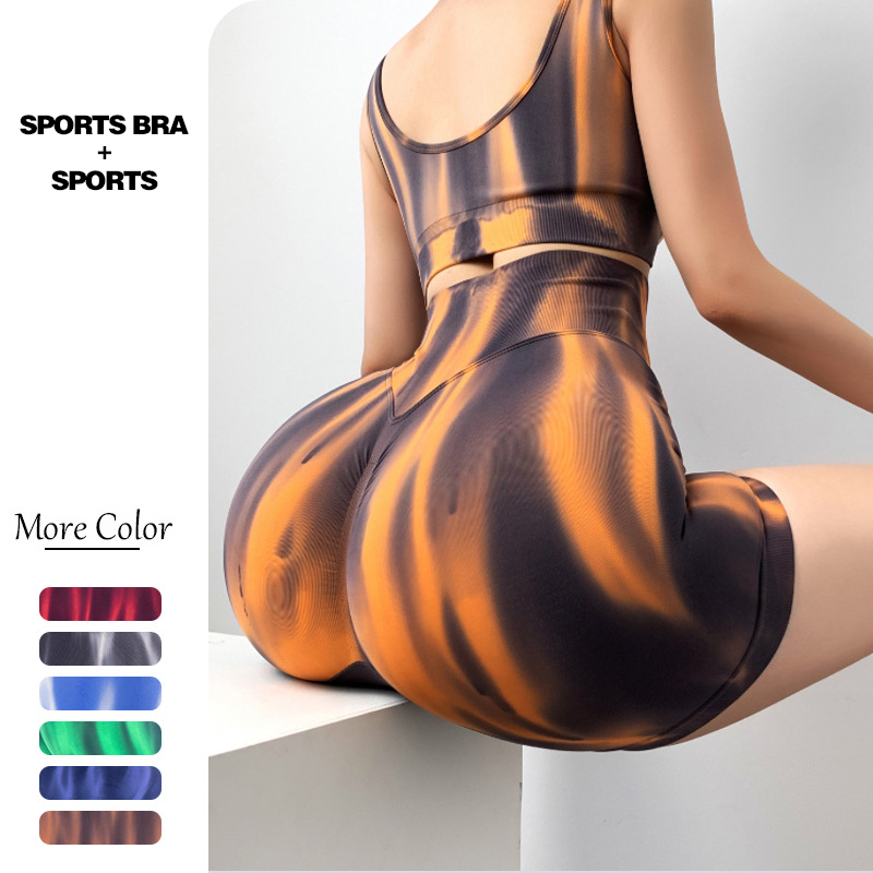 Women's Yoga Suit Sports Vest Women's Yoga Bra Sports Suit Yoga Shorts